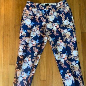 J. Crew Collection Silk Floral Pant Size 8